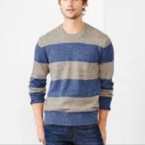 Gap crew neck thick stripe sweater - Picture 1 of 4